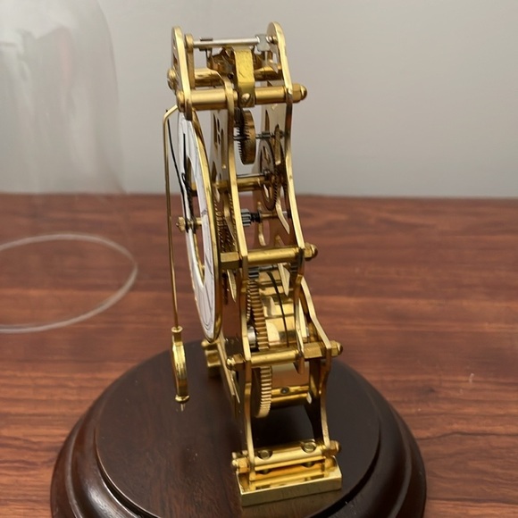 Vintage Du Chateau Dome Clock in gold - Picture 10 of 11